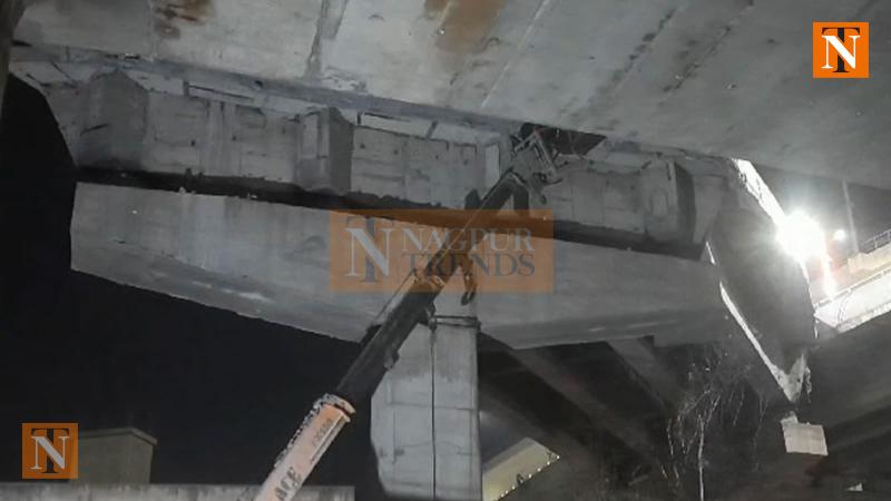 Concrete Falls from Pardi Flyover Just Hours After Inauguration, Construction Company Clarifies